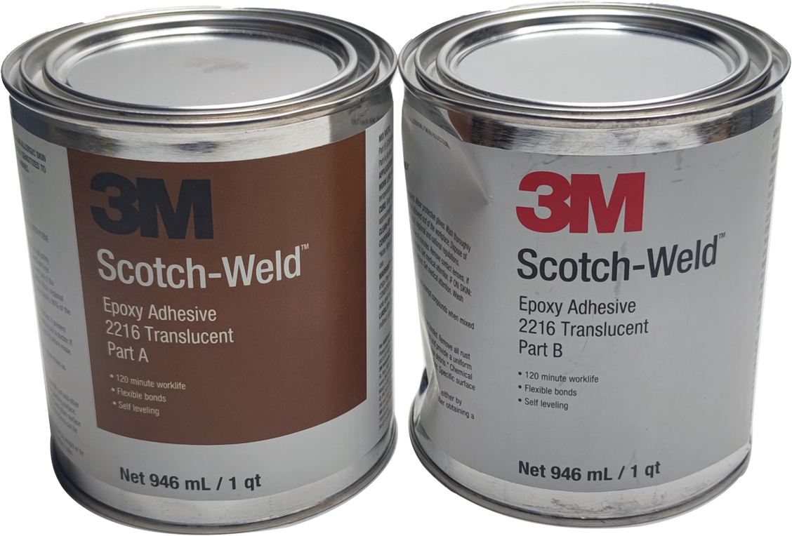 3M S/W 2216B/A TRANSLUCENT-1QT